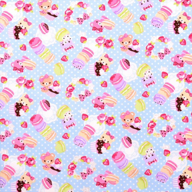 Homemade Sewing DIY Japan quality multi Pattern Textile Fabric 100% Cotton teddy bear 